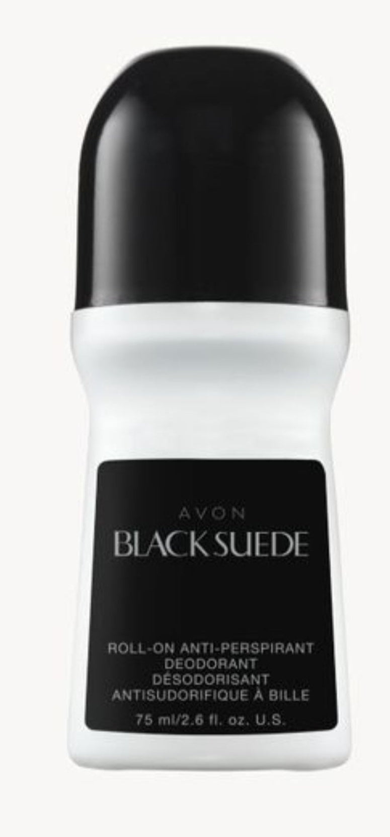 Black suede Roll-On Antiperspirant Deodorant